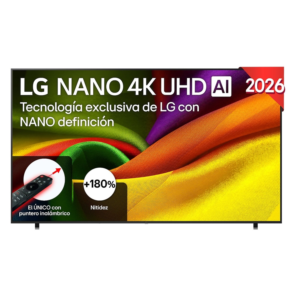 LG 98NU900B6LB, TV 98" LED, UHD 4K, Procesador Inteligente α7 AI