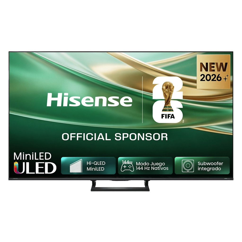 Hisense Mini LED TV 50E8S, UHD 4K, Quad Core / MT9618, Total HDR, Subwoofer integrado