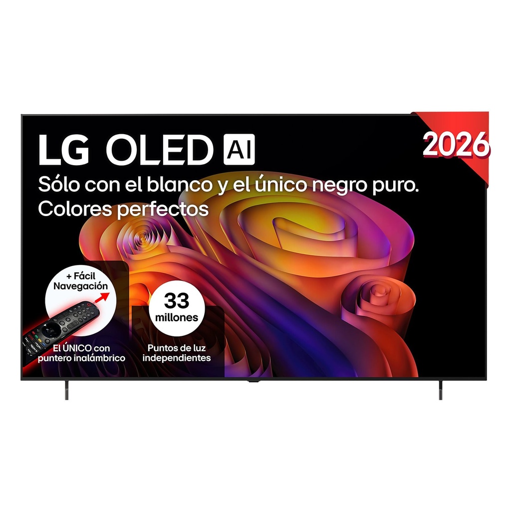 LG OLED55B6ELC, TV OLED 55", 4K, procesador 4K AI α8 Gen3