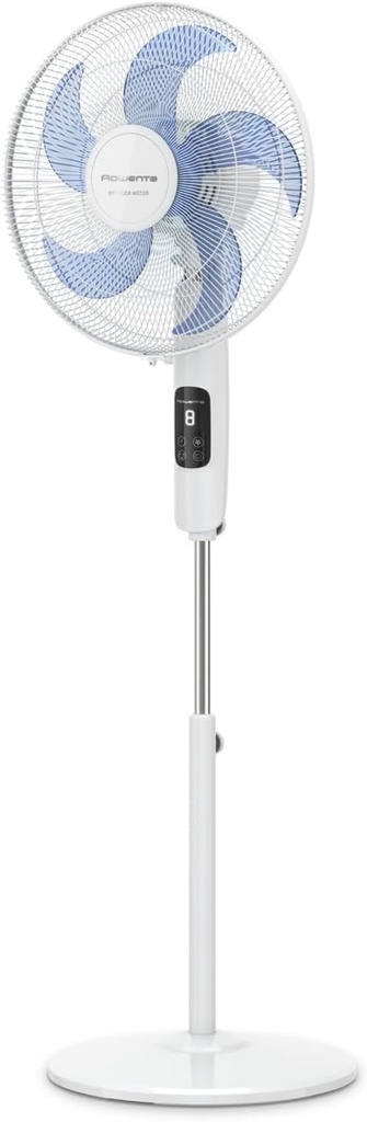 Rowenta VU5450F0, ventilador de pie, Turbo Silence, 8 velocidades, 35 dB, 55 W