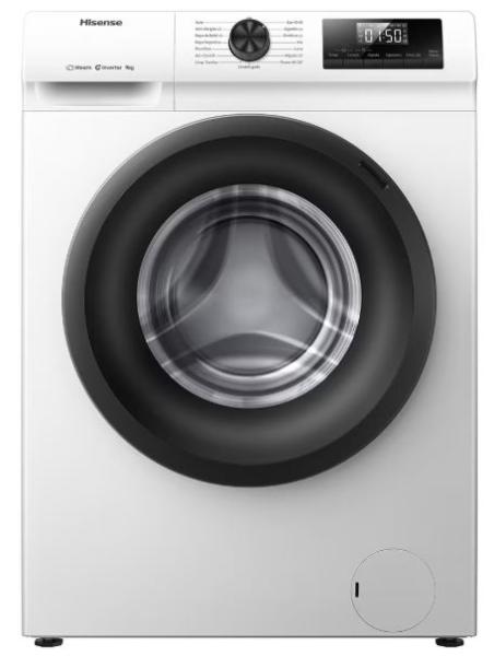 Hisense WF1Q9041BW, lavadora de carga frontal, 9 KG, 1400 rpm, Color Blanco