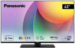 [TB43W60AEZ AGOTADO] Panasonic TB-43W60AEZ, W60 Series 43 pulgadas, 4K Ultra HD LED, Smart TV, 2024, TiVo, 4K Colour Engine, Dolby Vision y Atmos