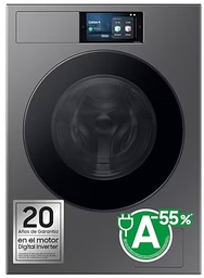 [WF90F09C4SU3] Samsung WF90F09C4SU3, lavadora de carga frontal, 9kg, 1400rpm, autodosificación, grafito, clase A