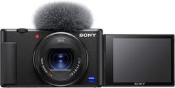 [ZV1AB] Sony ZV1AB, Cámara compacta Premium (Sensor de Tipo 1,0, Lente F1.8-2.8 de 24 a 70 mm, vídeo 4K)