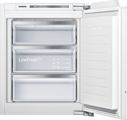 [GI11VAFE0] Siemens GI11VAFE0, congelador integrable, 71.2 x 55.8 cm, puerta fija, blanca, iQ300, clase E