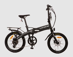 Littium Ibiza Dogma 04, bicicleta eléctrica plegable, 100km de autonomía, 250w, carga rápida en 4,5 horas
