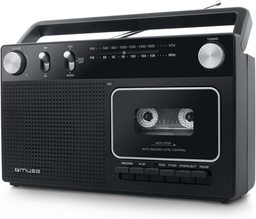 [M152RC] Muse M-152 RC, Reproductor y grabador de cassete, Radio analógica FM / MW