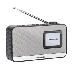 [RFD15] Panasonic RF-D15EG-K, radio digital portátil Dab+/FM con Bluetooth, pantalla LCD TFT de 2,4", batería y CA, alarma