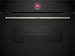 [CBG7741B1] Bosch CBG7741B1, Horno compacto multifunción, airfry, cristal negro, serio 8