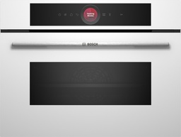 [CMG7241W1] Bosch CMG7241W1, horno compacto con microondas, airfry, cristal blanco, serie 8