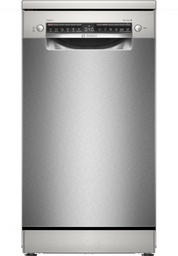 [SPS4EMI61E] Bosch SPS4EMI61E, lavavajillas libre instalación, ancho 45 cm, 3ª bandeja, clase D, inox, Serie 4