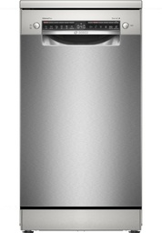 [SPS4HMI49E] Bosch SPS4HMI49E, lavavajillas libre instalación, ancho 45 cm, 3ª bandeja, clase E, inox, Serie 4