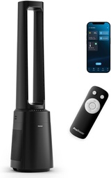 [AMS150-PBW] Midea AMS150-PBW, ventilador sin aspas, 10 velocidades, purificador