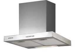 [ECB6411X] Edesa ECB6411X, campana extractora decorativa, 3 niveles de extracción, 400 m3/h, 60x47cm, acero inox, clase C