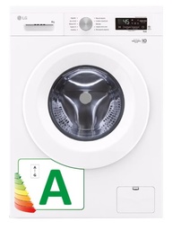 [F4X1008NWH] LG F4X1008NWH, lavadora eficiente, 8kg, 1400rpm, con vapor, serie 100, tapa desmontable, clase A