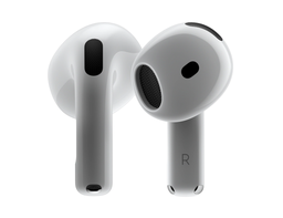[MXP93ZM/A] Apple AirPods 4 con Cancelación Activa de Ruido (2024 4ª gen), Inalámbricos, Bluetooth®, Estuche de carga USB‑C con altavoz, Chip H2, Siri, Blanco