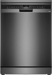 [SN23EC03ME] Siemens SN23EC03ME, lavavajillas de libre instalación, 60 cm, acero inox negro, 3ª bandeja, clase B, iQ300