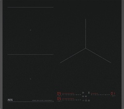 [TI63IQ30FZ] AEG TI63IQ30FZ, placa de inducción, acabado Saphirmatt, 3 zonas de cocción, función puente, Sense Boil&Fry, serie 8000