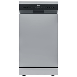 [MDWEF1034CSS] Midea MDWEF1034CSS, Lavavajillas de libre instalación, 45cm, control WiFi, inox, clase E