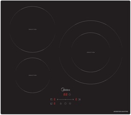 [MIH740T278K0] Midea MIH740T278K0, Placa de inducción, 60cm,  Inverter Quattro, 3 zonas