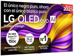 [OLED65G54LW] LG OLED65G54LW, TV OLED 65", 4K, 120Hz, procesador 4K IA α11 Gen2, Smart TV