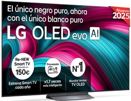 [OLED77C54LA REEMBOLSO 200€] LG OLED77C54LA, TV OLED 77", 4K, 120Hz, Procesador 4K IA α9 Gen8, Smart TV