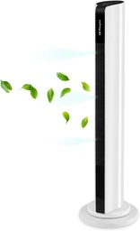 [TWM 1000] Orbegozo TWM 1000, torre de ventilación, 50W, 3 velocidades, panel táctil, mando a distancia, silencioso, blanco