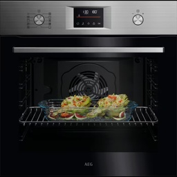 [TU5PB43SM] AEG TU5PB43SM, Horno multifunción inox antihuellas de 72 litros con limpieza pirolítica Clase A++