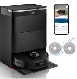 [BCRDW3BX] Bosch BCRDW3BX, Robot aspirador Spotless Max Cam, cepillo CarbonPower,  Home Connect