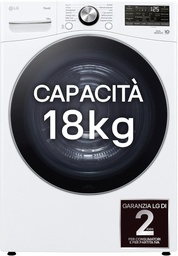 [RH18U8AVCW] LG RH10U8AVCW Secadora con Inteligencia artificial 18kg, D, con Bomba de calor Dual Inverter, Direct Drive , Serie XXL