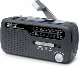 [MH07DS] Muse MH-07 DS, Radio portátil, Bandas de radio FM/MW/SW1/SW2, Antena telescópica, Dinamo a manivela, USB jack, Adaptador mini jack (Mini USB), Alimentación por dinamo y energía solar, Sirena de emergencia y luz de alerta parpadeanteela