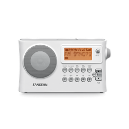 [SPRD14W] Sangean PR-D14, Radio portátil FM/AM PLL, 10 memorias, Sintonización manual y automática, Autonomía de hasta 170 horas