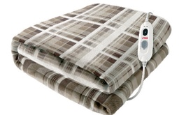 [10406197] Manta Ufesa Fluffy Plus XL - 120 W, 220x200 cm, 3 Temperaturas, Autoapagado, Marrón, Beige