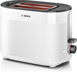 [TAT2M121] Bosch TAT2M121, Tostadora, MyMoment, 2 ranuras, Recalienta, Descongela, High-lift, Blanco