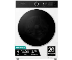 [WF5I9043BWFS] Hisense WF5I9043BWFS, lavadora de carga frontal, 9KG, fondo reducido, clase A - 10%, 1400RPM