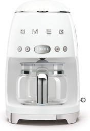 [DCF02WHEU] SMEG DCF02WHEU, cafetera de goteo, 50's Style, deposito de 1,25l, 1050W, Blanca