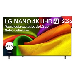 [85NU850B6LA] LG 85NU850B6LA, TV LED, UHD 4K, Procesador Inteligente α7 AI Processor 4K