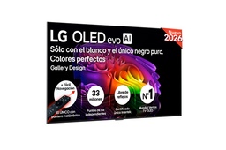 [OLED65G64LW  cashback lg 400€] LG OLED65G64LW, TV OLED 65", 4K, 120Hz, procesador 4K IA α11 Gen3, Smart TV