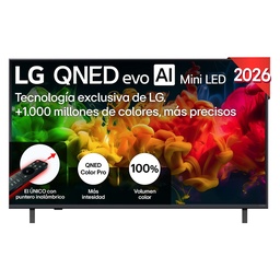 [50QNED81B6C] LG 50QNED81B6C, TV QNED Mini LED, UHD 4K, Procesador Inteligente α7 AI Processor 4K Gen9, Tecnologia Nano, Smart TV Web OS, Tecnologia EVO