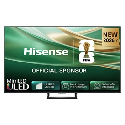 [75E8S] Hisense Mini LED TV 75E8S, UHD 4K, Quad Core / MT9618, Total HDR, Subwoofer integrado
