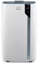 [PACEX105A+++] DeLonghi Pinguino PACEX105A+++, Aire acondicionado portátil, aparato 3 en 1: ventilador, aire acondicionado y deshumidificador, 10 000 BTU/h, Clase A+++